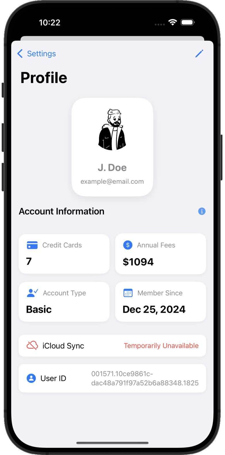 CardNest app preview